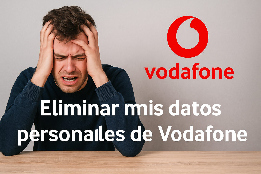 Eliminar tus datos personales de Vodafone
