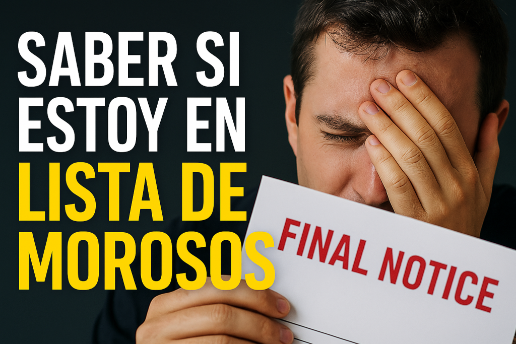 cómo saber si estoy en lista de morosos